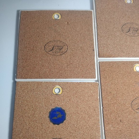 4 x Screen Craft Quincy, Mass. Commemorative Tiles/Trivets Vintage 6"x6" - Picture 6 of 11
